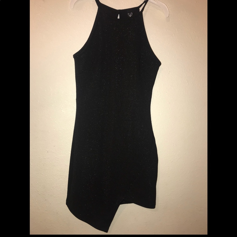WINSDOR BLACK GLITTERY DRESS
